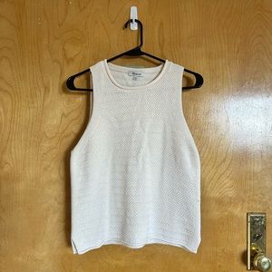Madewell Cream Sweater Tank